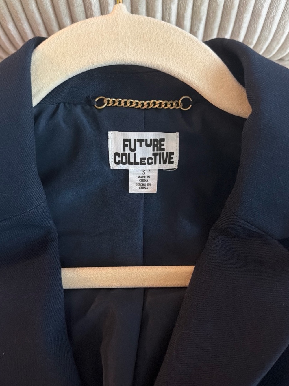 Future Collective Women's Navy Blazer